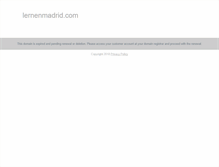 Tablet Screenshot of lernenmadrid.com